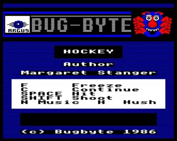 Hockey (1986)(Bug Byte)[HOCKEY] screen shot title